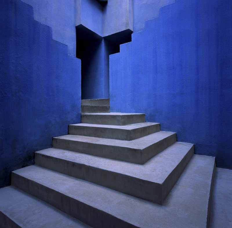 رنگ آبی در معماری
